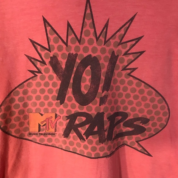 MTV Yo Raps Graphic Tee Rare Color - Picture 2 of 5